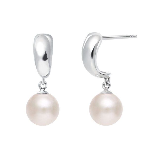 ピアス レディース あこや真珠 パール 5.0～6.0mm 2珠 PT900 プラチナ
