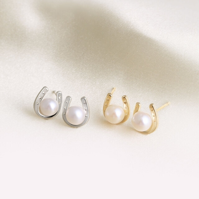 ピアス レディース あこや真珠 パール 5.0～6.0mm 2珠 PT900 プラチナ