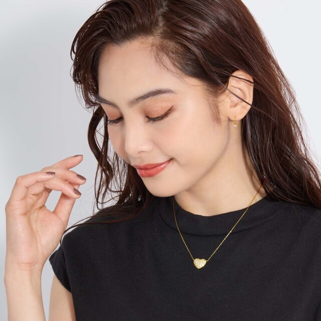 ピアス 両耳 ダイヤモンド 計 0.1ct フックピアス レディース K18 