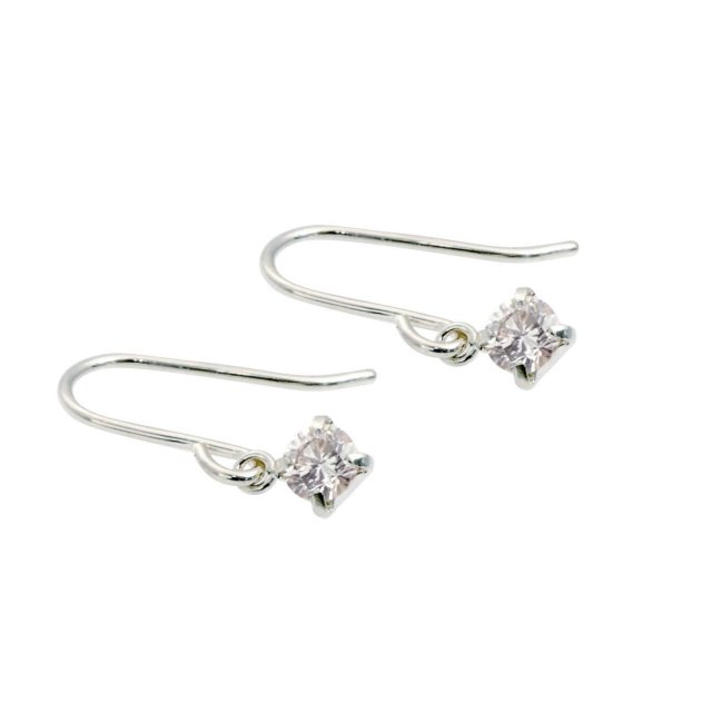 ダイヤモンド フックピアス 計0.2ct PT900 プラチナ ララクリスティー