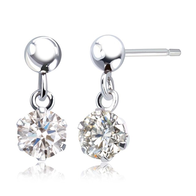 ダイヤモンド ピアス 0 3ct 1粒 プラチナ Pt900 ララクリスティー Lara Christie 宇垣 美里 着用モデル