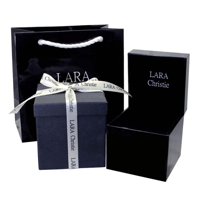 あこや真珠 パール 2way フープ ロング ピアス K18 ゴールド LARA Christie