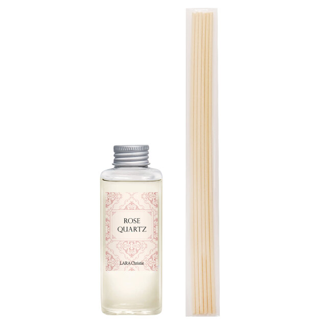 リードディフューザー Selene WARM EMBRACE ローズクォーツ ローズ フランキンセンス 150mL 詰め替え ルームフレグランス 芳香剤 室内用