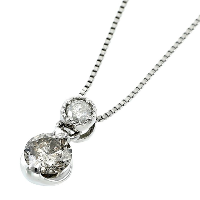 Pt900 ダイヤモンド ネックレス ライン レディース ララクリスティー