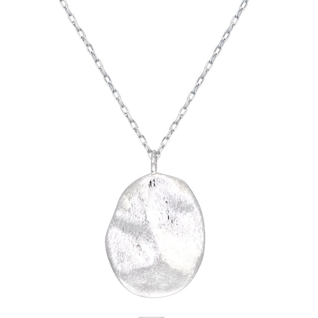 ネックレス レディース オーバル マット PT900 K18 18金 ゴールド ダイヤモンドリューター lp102-0004