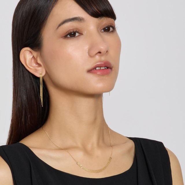 ネックレス レディース ブリリアント 地金 K18 ゴールド 18金 lp103 