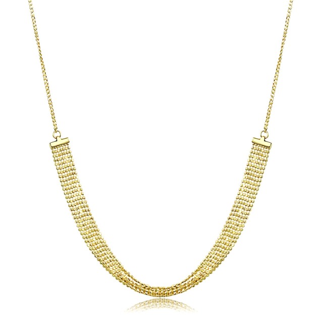 ネックレス レディース ブリリアント ゴールド K18YG lp103-0009-yg