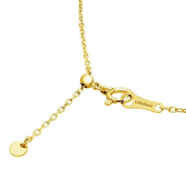 トライアングル ダイヤモンド ネックレス 0.3ct ゴールド 18金 K18