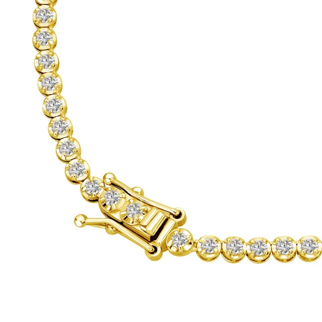 ララクリスティー テニス ネックレス ダイヤモンド 3.0ct プラチナ PT900 K18 18金 lp37-0013