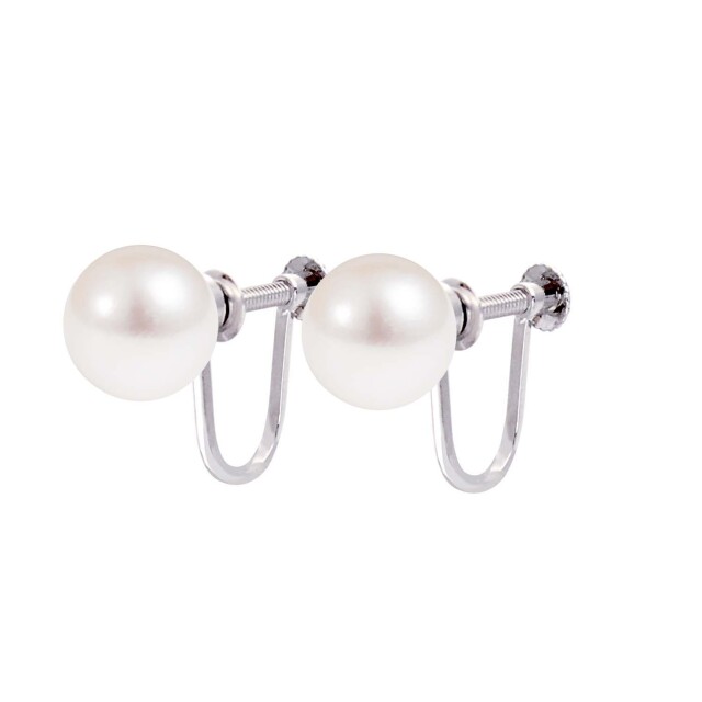 ネックレス レディース パール 花珠 あこや真珠 7.5-8.0mm 2点セット 連 ネックレス イヤリング ピアス lp46-0002