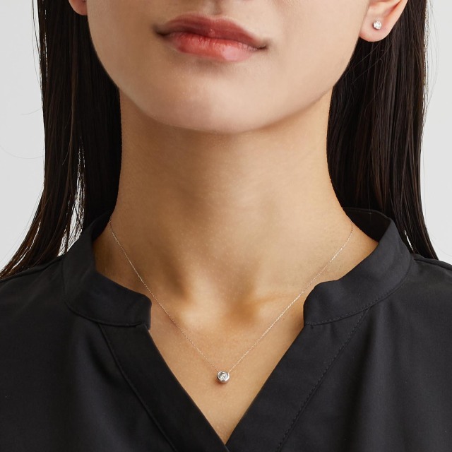 ネックレス 1粒 ダイヤモンド 0.5ct フクリン pt900 プラチナ lp51-0011-pt 