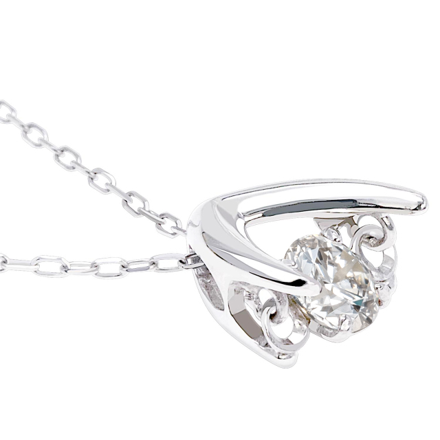 ネックレス レディース ダイヤモンド 0.1ct ダンシングストーン ネックレス レディース ダイヤモンド 0.1ct ダンシングストーン