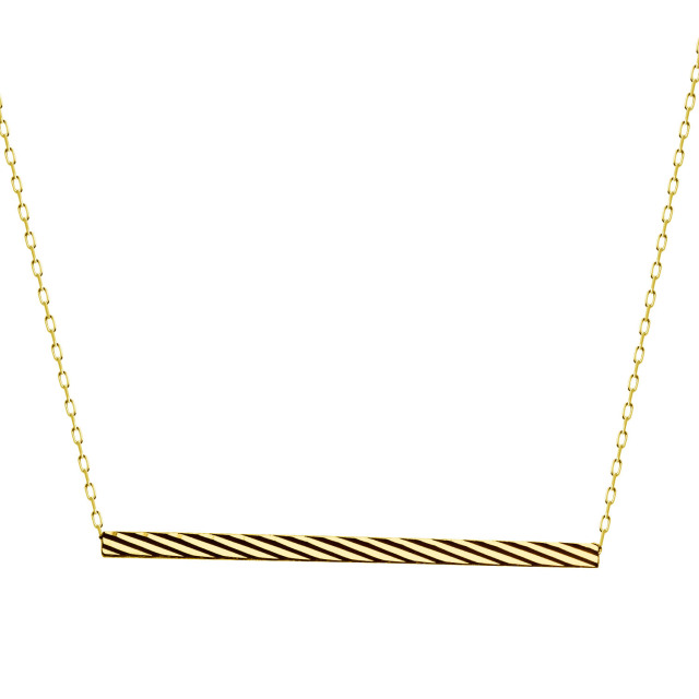 ネックレス レディース 地金 バー デザイン