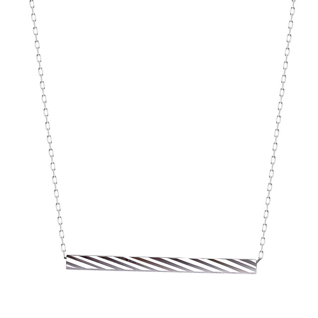 ネックレス レディース 地金 バー デザイン
