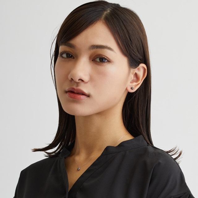 プラチナ ブラックダイヤモンド0.50ct ！ Pt850 50.0ct ブラックダイヤモンド ネックレス 送料無料