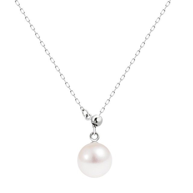 ネックレス レディース アコヤ真珠 7~7.5mm ロングネックレス Y字 一粒