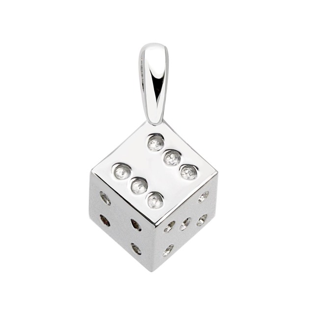 ペンダントトップ ダイス サイコロ レディース メンズ PT900 プラチナ ネックレス lp56-0033-pt