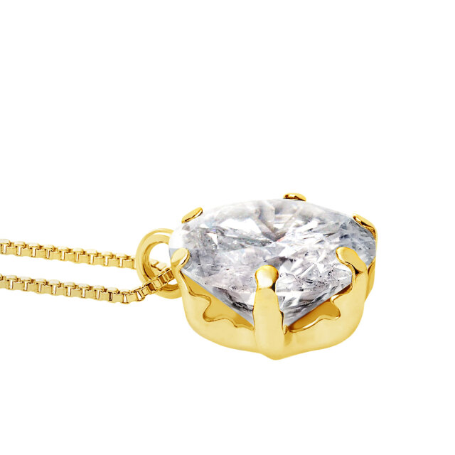 ネックレス レディース ダイヤ ダイヤモンド 18金 鑑別書付 1.0ct