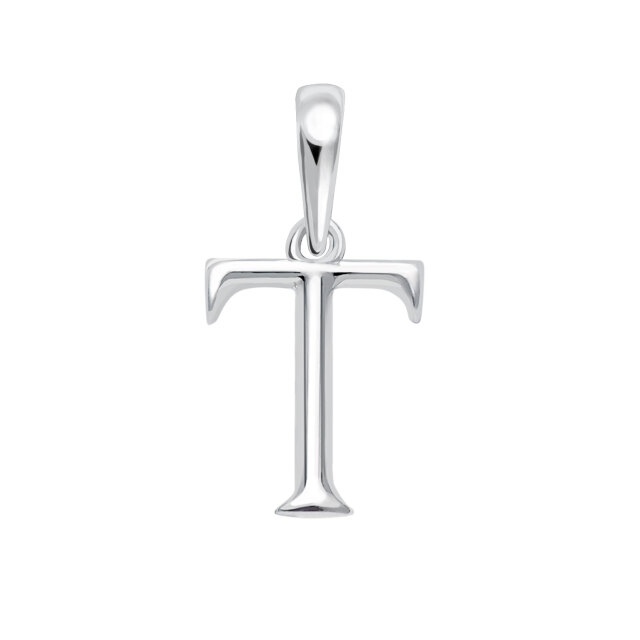 ペンダントトップ 英字 イニシャル レディース メンズ PT900 プラチナ ネックレス T