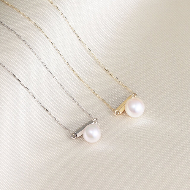ネックレス レディース あこや真珠 パール 5.0～6.0mm PT900 プラチナ