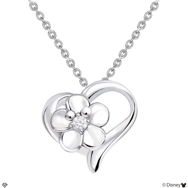 ディズニー ハワイアンジュエリー ネックレス ハート プルメリア ミッキー lp58-0003