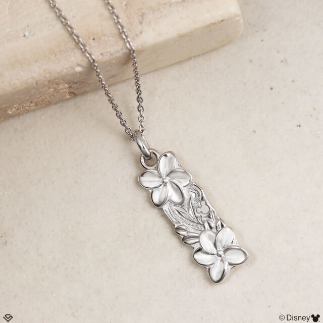 ディズニー Disney ネックレス ハワイアンジュエリー 角プレート