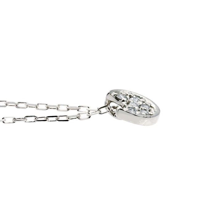 ダイヤモンド ムーン ネックレス 0.06ct PT900 プラチナ