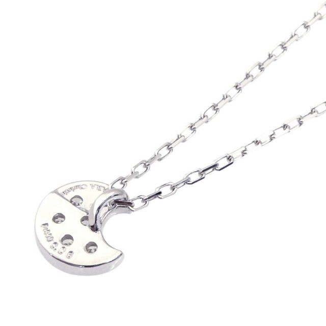 ダイヤモンド ムーン ネックレス 0.06ct PT900 プラチナ