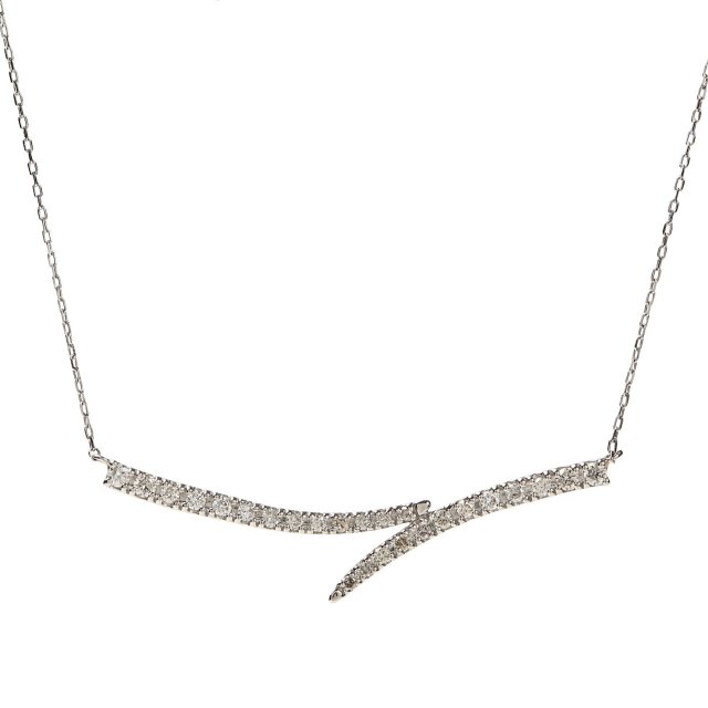 ダイヤモンドネックレス Pt900 プラチナライン ダイヤ 0.2ct  lpi51-0009-pt