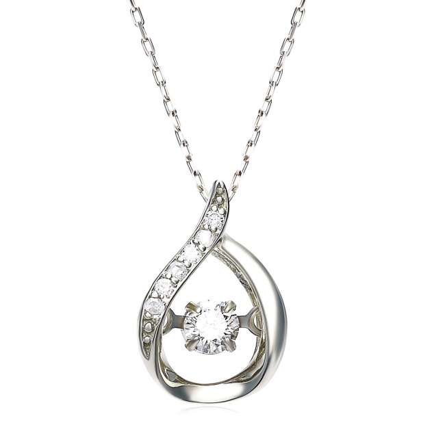 ダイヤモンド ネックレス ダンシング ドロップ 0.1ct lpi51-0023
