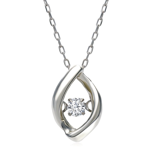 ダイヤモンド ネックレス ダンシング ダイヤ 0.03ct lpi51-0027