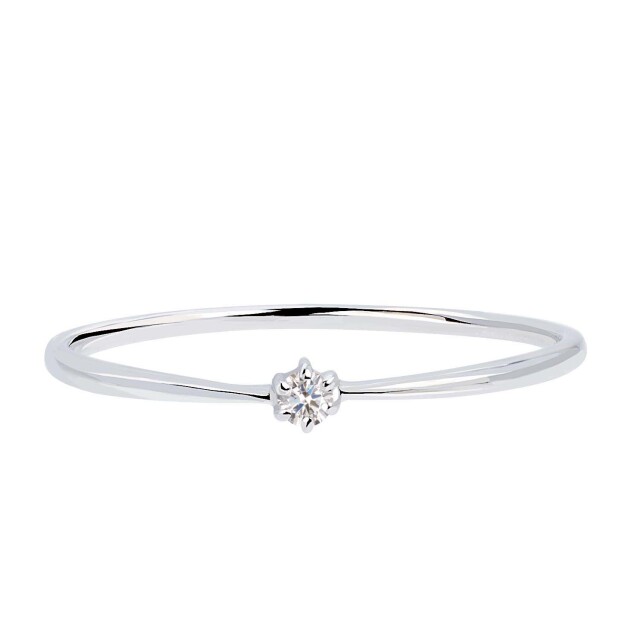 pt950 0.02 刻印　ダイヤモンド　プラチナ　貴金属　指輪　リング リング レディース 指輪 ダイヤモンド 0.02ct ウェーブ タイプ