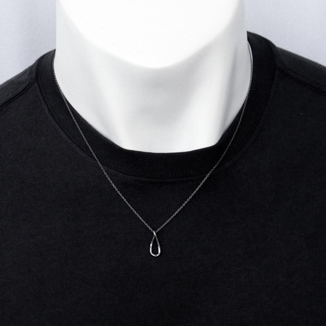 ネックレス メンズ インフィニティ デザイン シルバー925 [ BLACK Label ] p14004-b