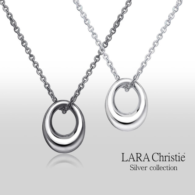 ネックレス レディース サークル デザイン シルバー925 [ PAIR Label ]
