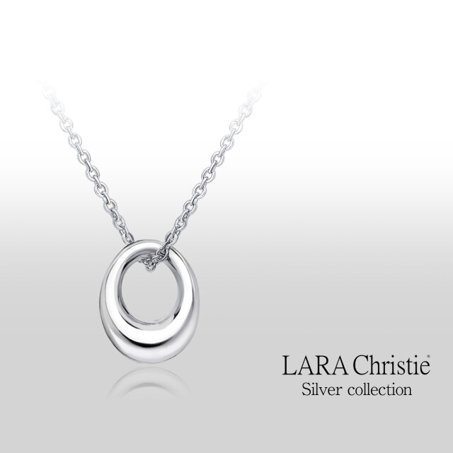 ネックレス レディース サークル デザイン シルバー925 [ WHITE Label ]