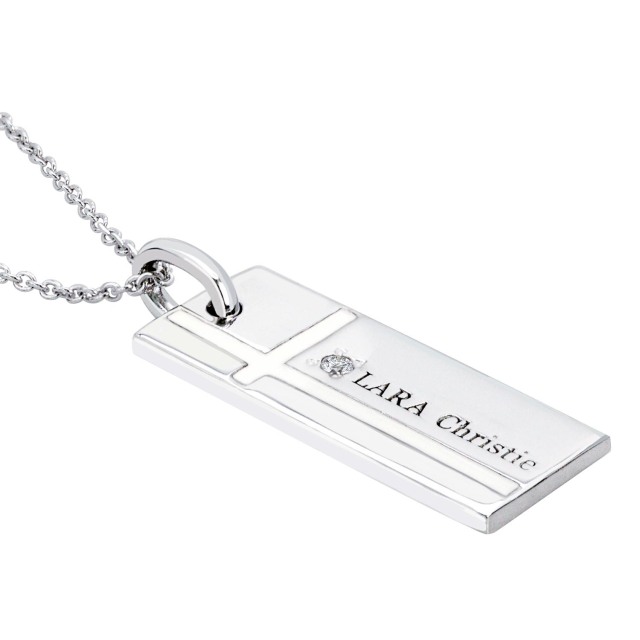 ネックレス ノーブル クロス シルバー925 p3051