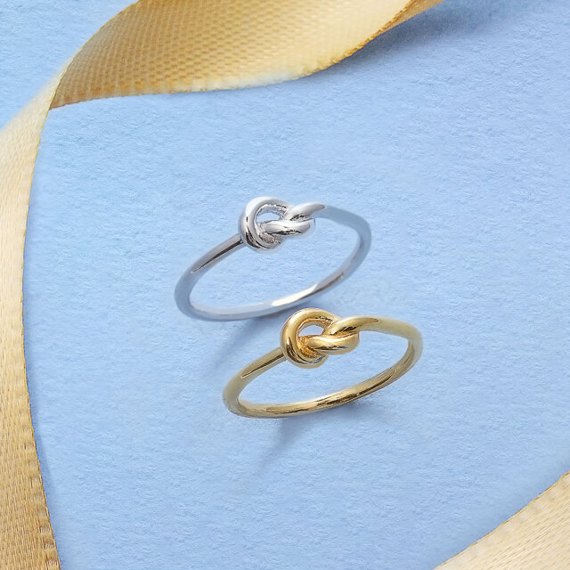 ピンキーリング レディース シルバー925 シルバー 結び目