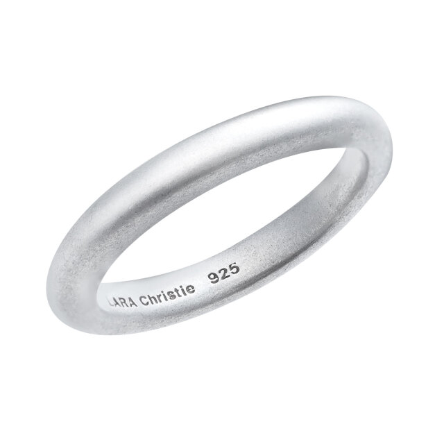 ピンキーリング レディース シルバー925 シルバー マット シンプル