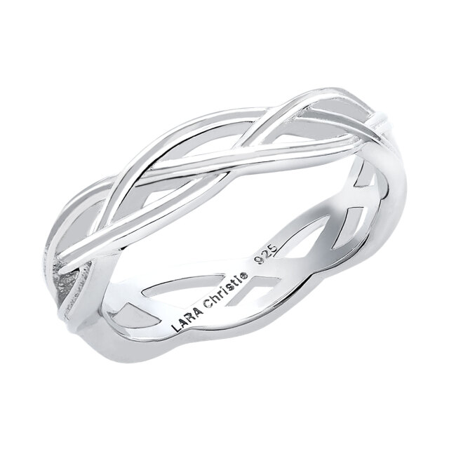 ピンキーリング レディース シルバー925 シルバー ロープデザイン 編み込み sv925  リング 指輪 3号 5号 7号 9号 11号
