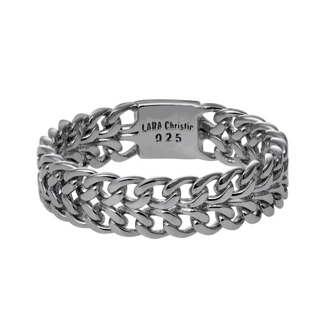 リング 指輪 メンズ シルバー925 喜平 チェーン [ BLACK Label ]