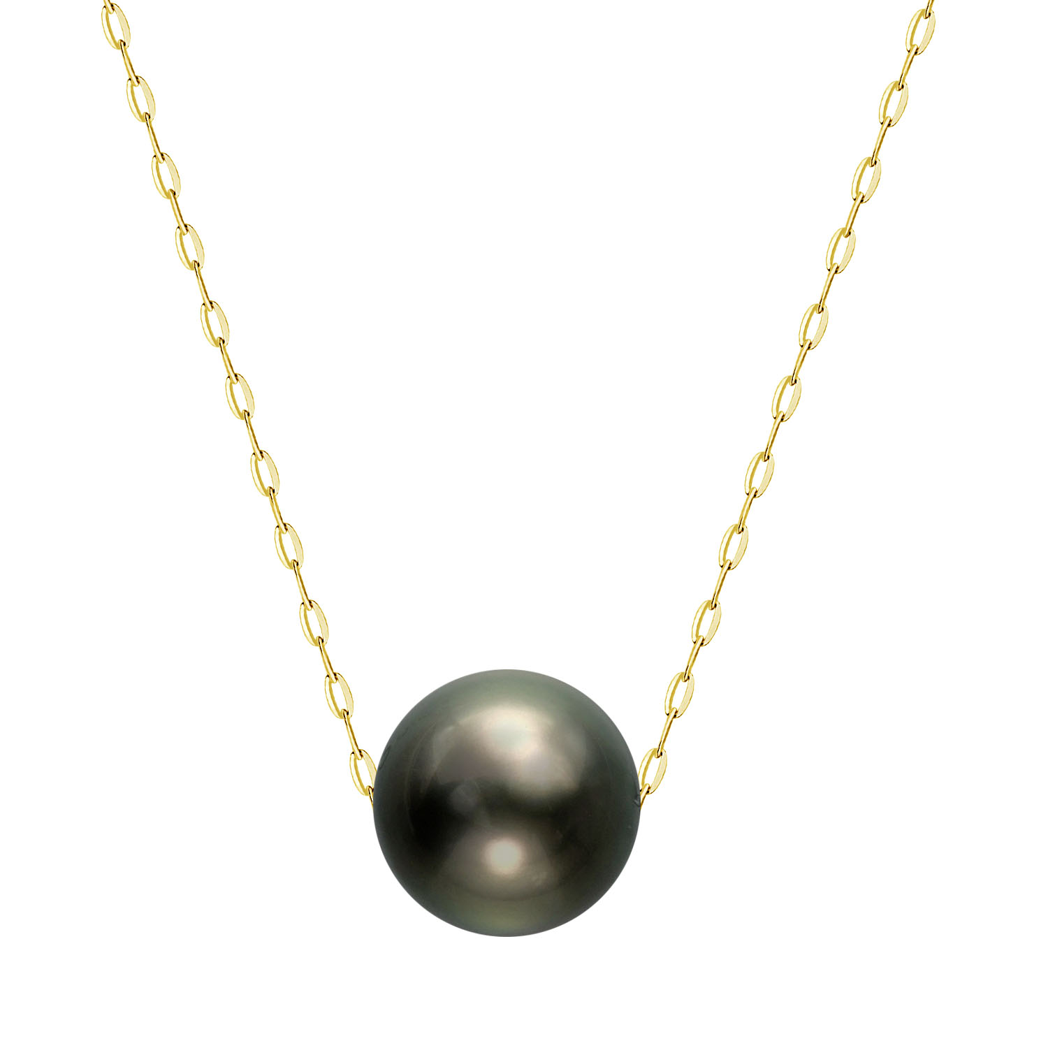 ネックレス レディース 黒蝶真珠 12mm UP 1珠 パール 鑑別書付きlp107-0001