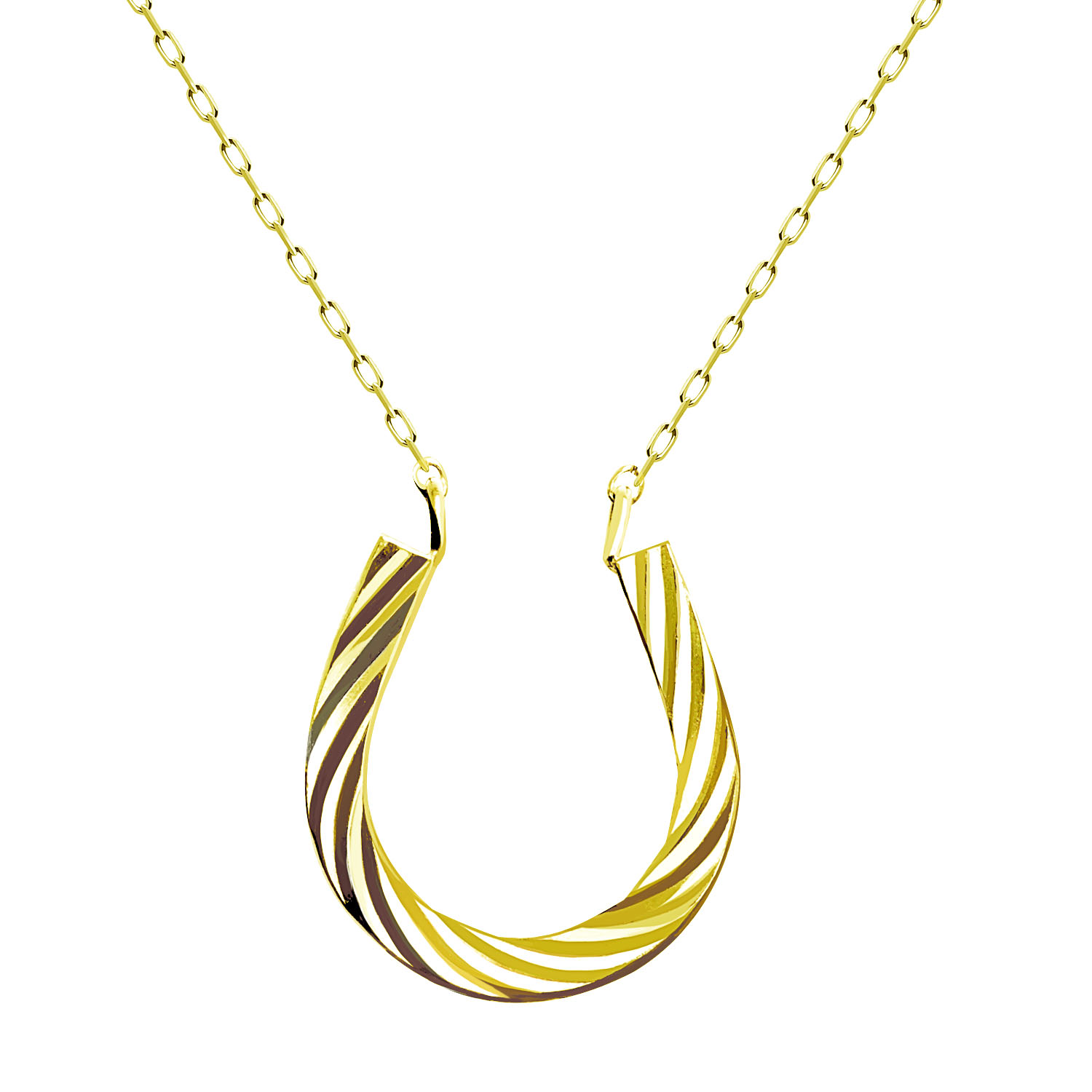 ネックレス レディース 地金 馬蹄