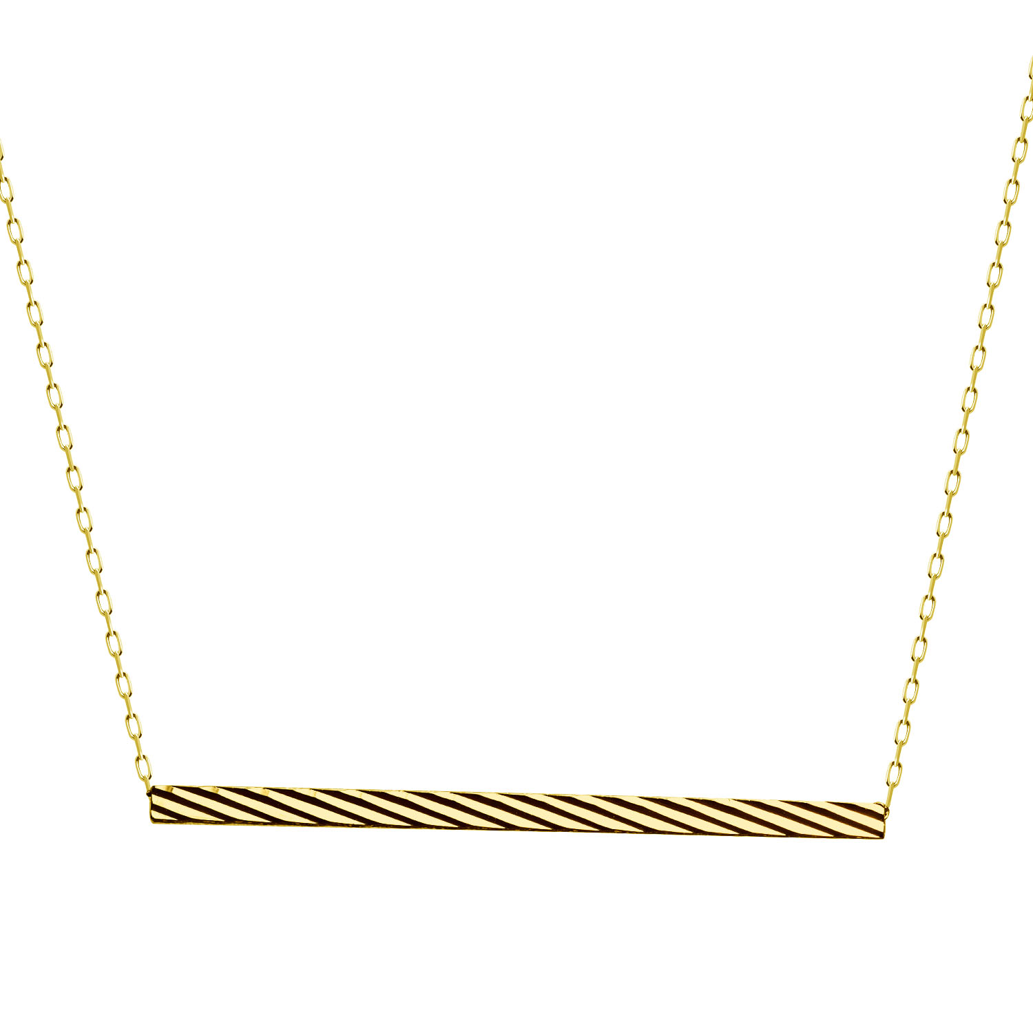 ネックレス レディース 地金 バー デザイン