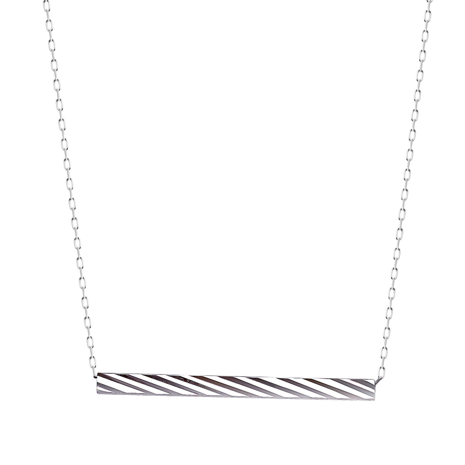 ネックレス レディース 地金 バー デザイン