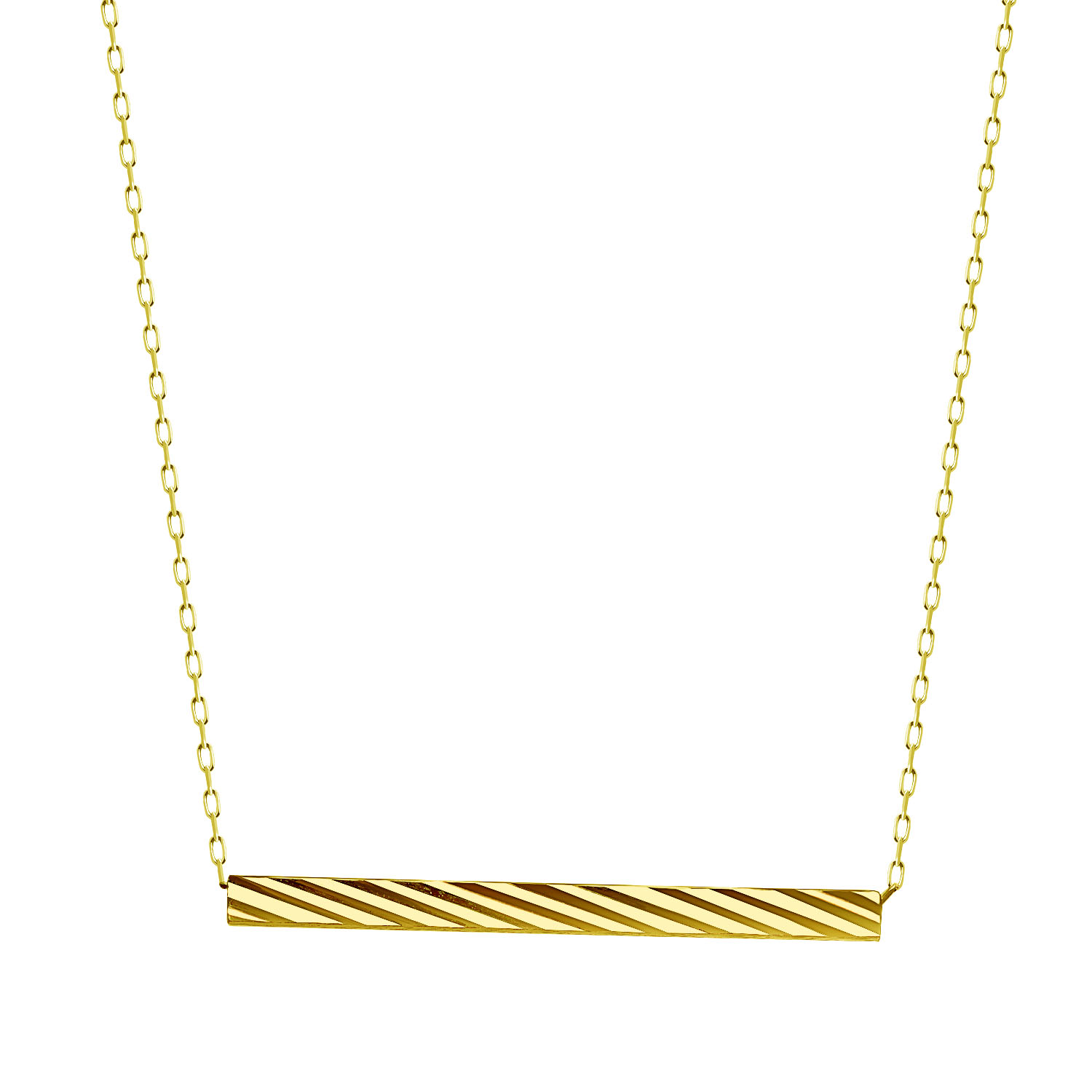 ネックレス レディース 地金 バー デザイン