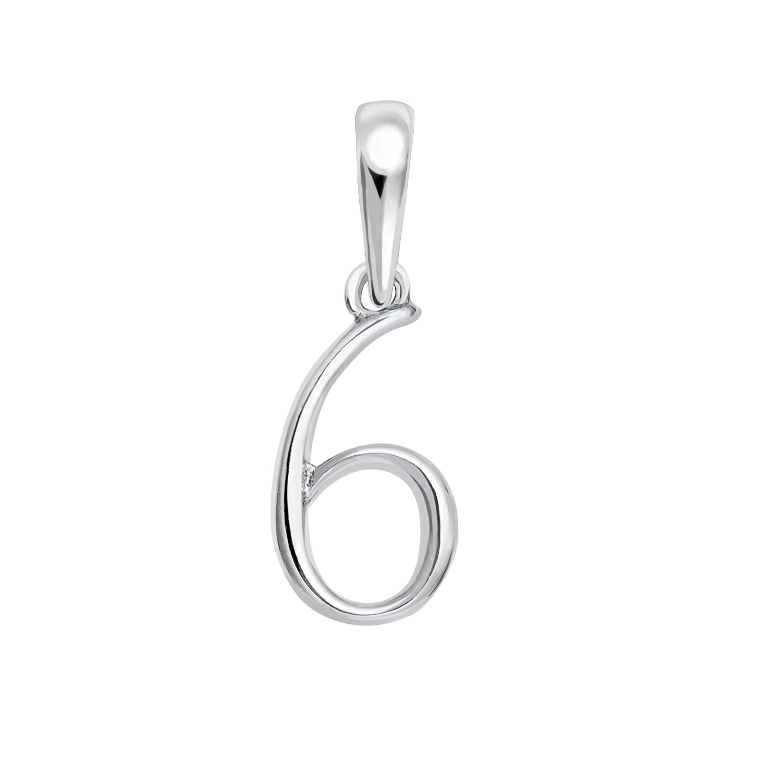 ペンダントトップ 数字 ナンバー レディース メンズ PT900 プラチナ ネックレス 6