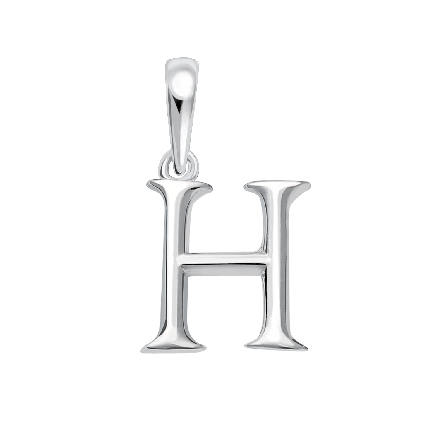 ペンダントトップ 英字 イニシャル レディース メンズ PT900 プラチナ ネックレス H