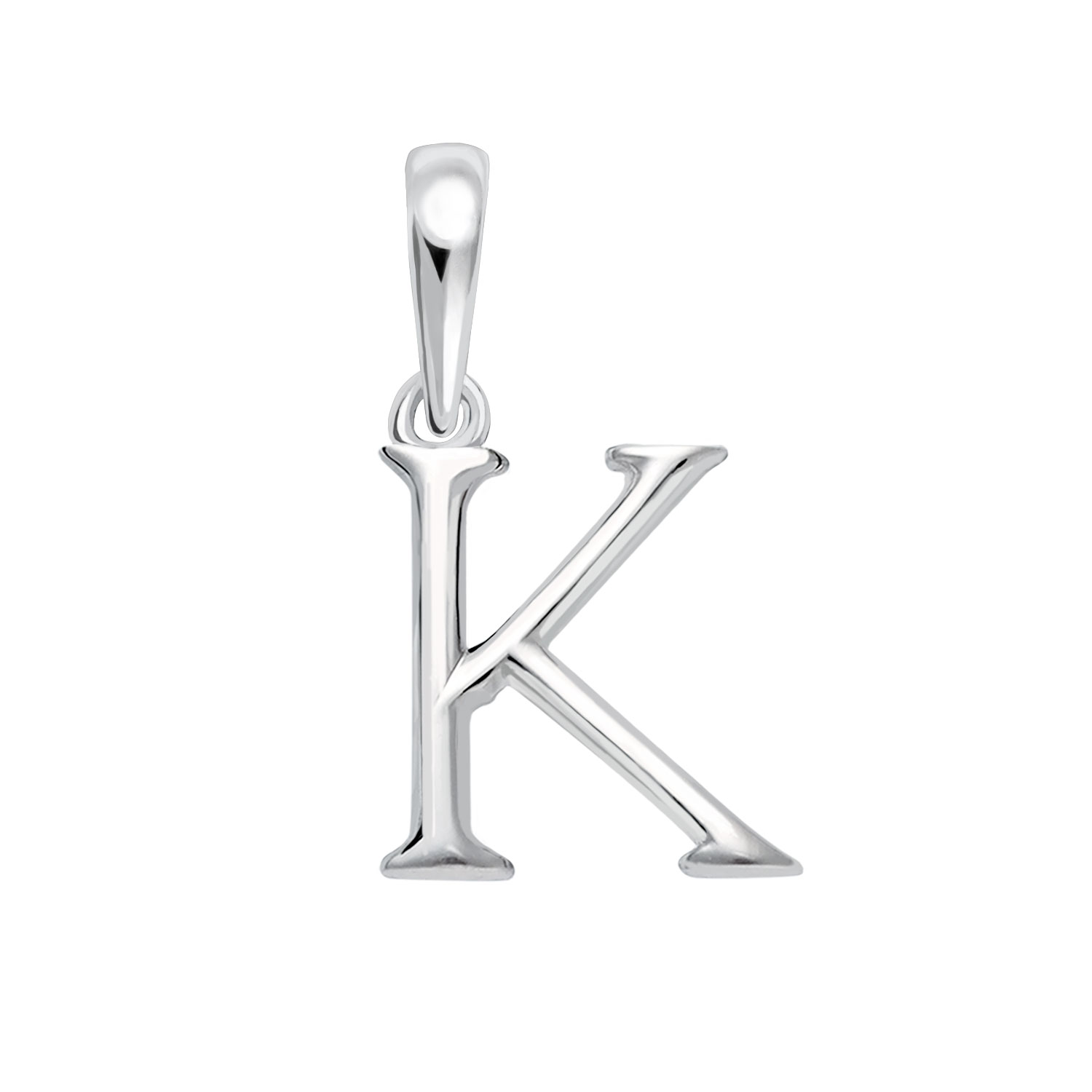 ペンダントトップ 英字 イニシャル レディース メンズ PT900 プラチナ ネックレス K