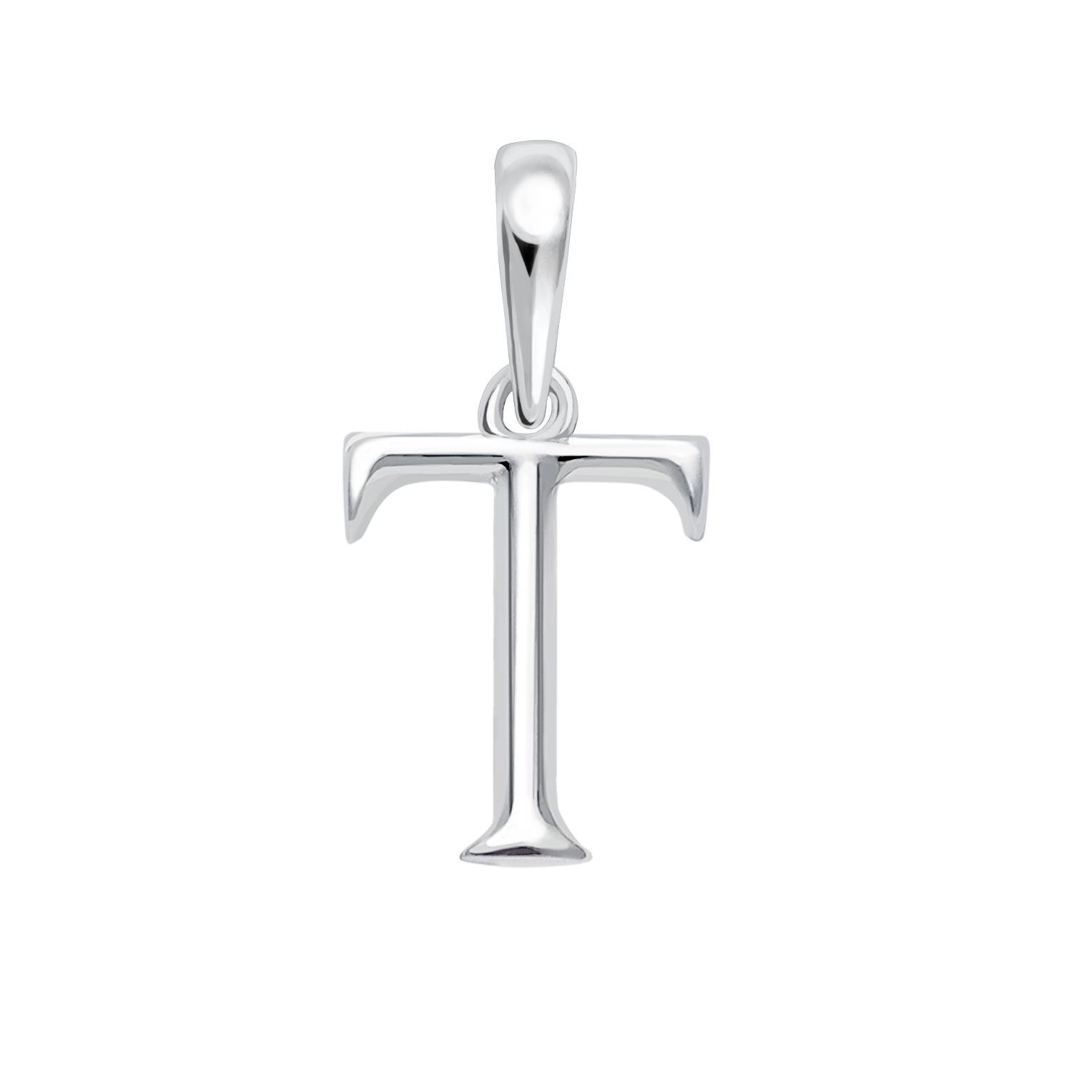 ペンダントトップ 英字 イニシャル レディース メンズ PT900 プラチナ ネックレス T