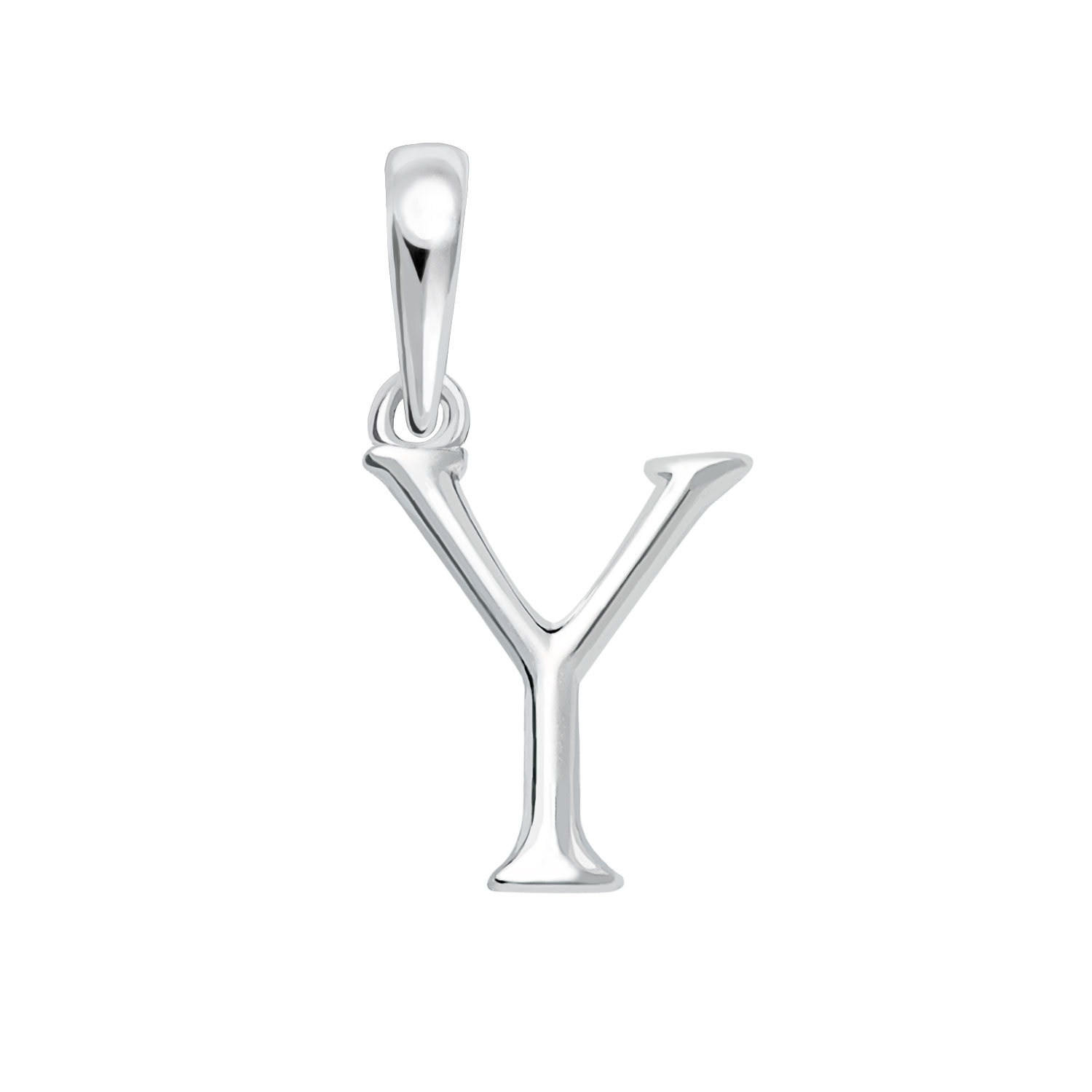 ペンダントトップ 英字 イニシャル レディース メンズ PT900 プラチナ ネックレス Y